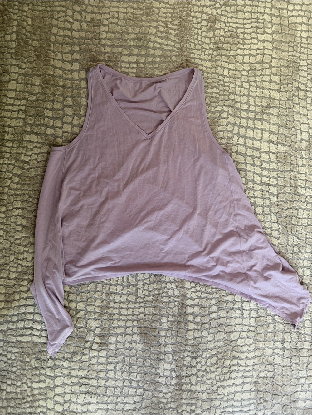 lululemon athletica Dusky Pink V-Neck Relaxed Tank